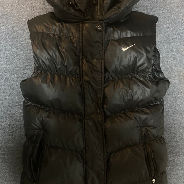 나이키 여성 패딩 조끼 블랙 85