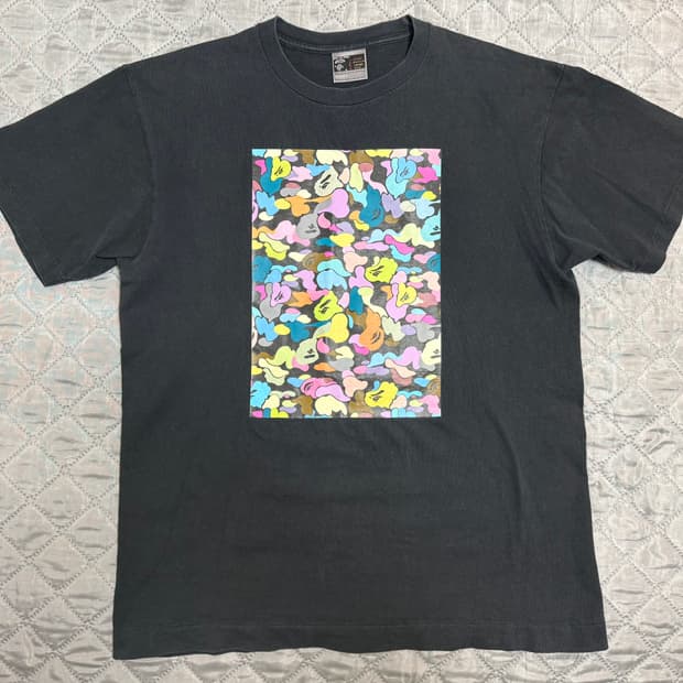베이프 90‘s 캔디 카모 티셔츠