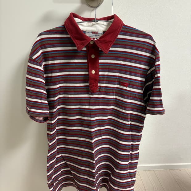 Vintage Levi’s 카라 반팔티 L