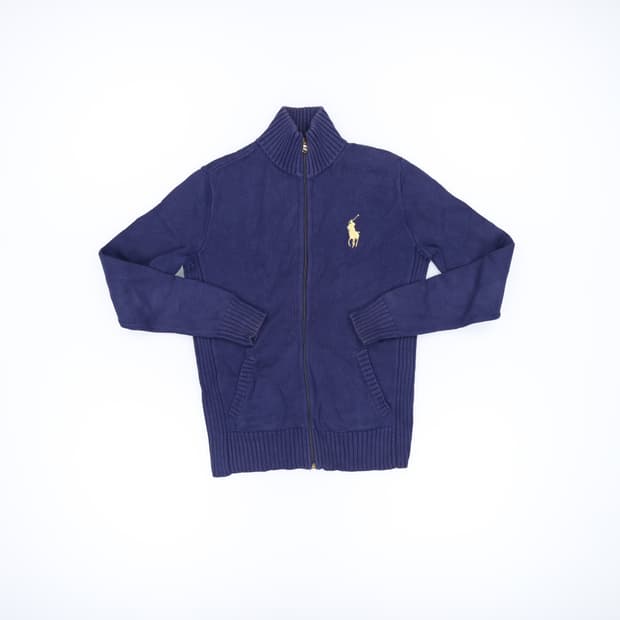 S 폴로 여성 빅포니 니트집업 0318H1