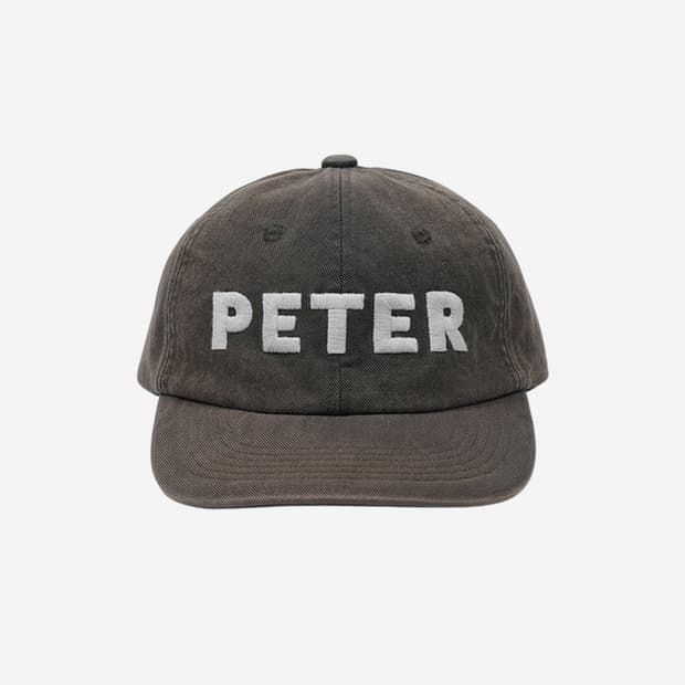 (새상품) 마이네임이즈피터 6-panel peter cap 챠콜