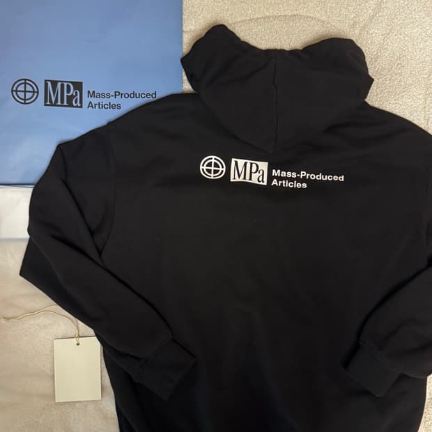 MPa HOOD ZIP UP 후드집업 (BLACK) M 사이즈