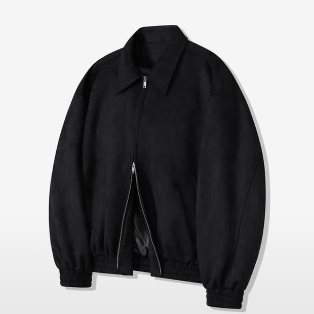 스텐다드에러비건스웨이드자켓블랙L