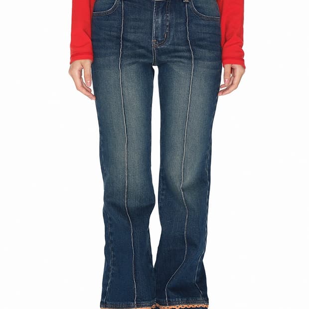 유쓰배쓰 데님팬츠