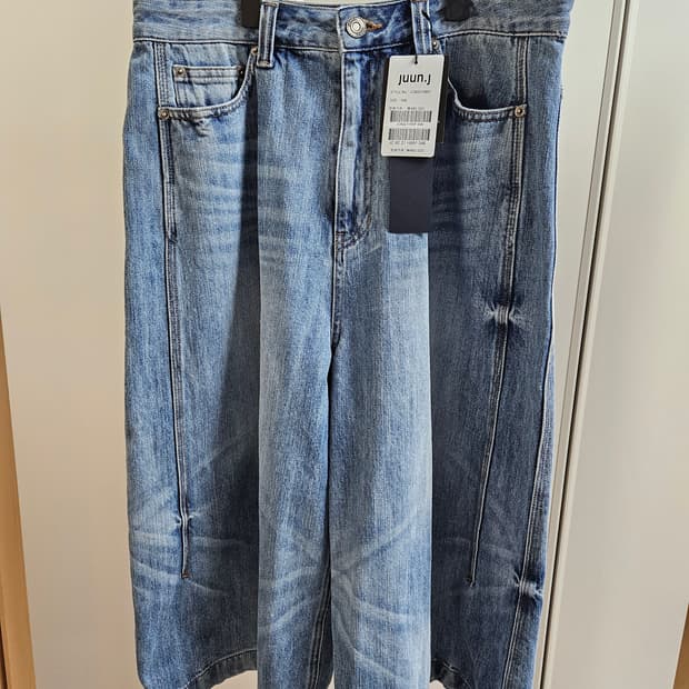 준지/ 26SS 꼼비네종 시그널 데님 C컬 8부 버뮤다 팬츠/ 46