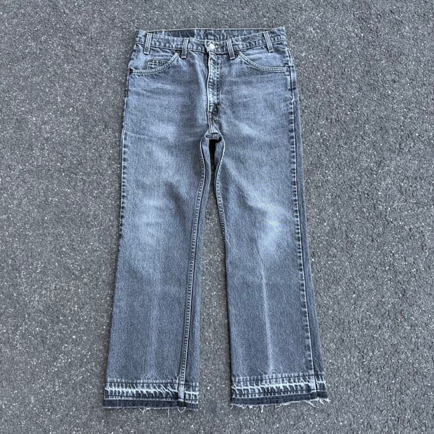 90s USA 빈티지 리바이스 517 부츠컷 오렌지탭