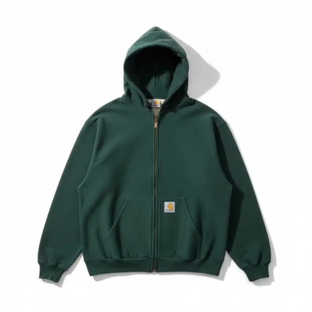 CARHARTT vintage workware hood zip-up L