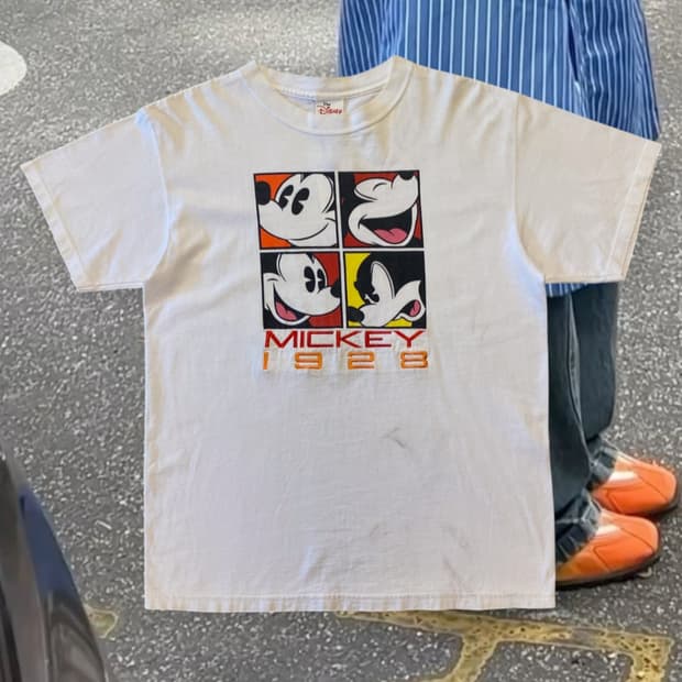 디즈니 반팔 티셔츠 Made in USA (Man M)