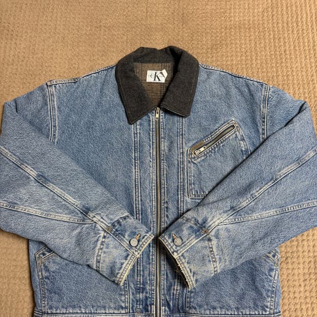 (L)캘빈클라인 데님 워크자켓 90s