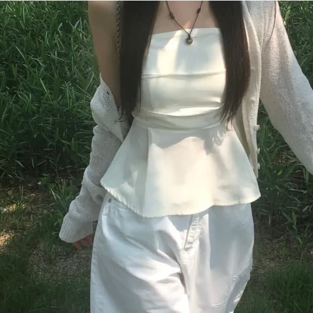 나시 블라우스 새상품