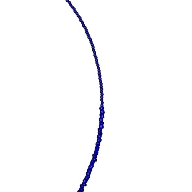 Tone on tone necklace - blue 