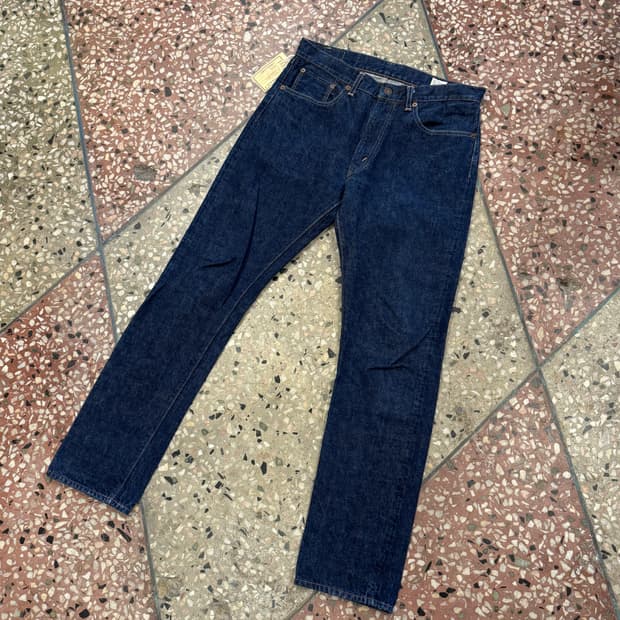 오어슬로우 107 슬림 스트레이트 데님 (32)