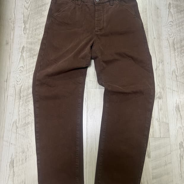 [32]자라 워싱 팬츠 브라운