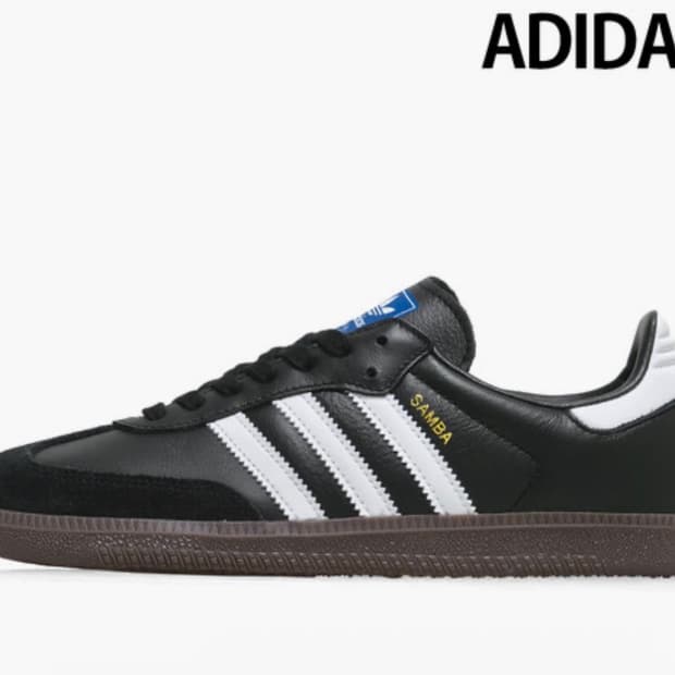 아디다스 공용 스니커즈 삼바 OG 블랙 화이트 검