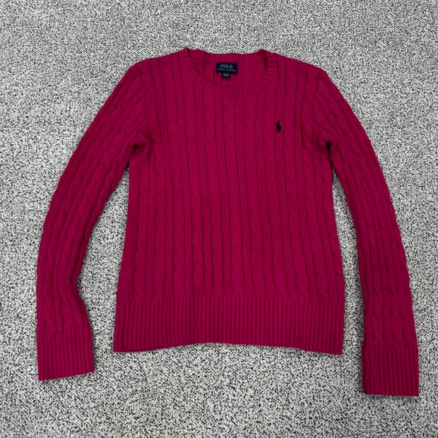 폴로 랄프로렌 꽈배기니트