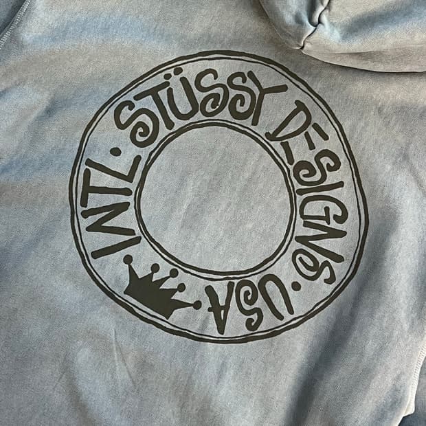 스투시 부아나 후드 블루