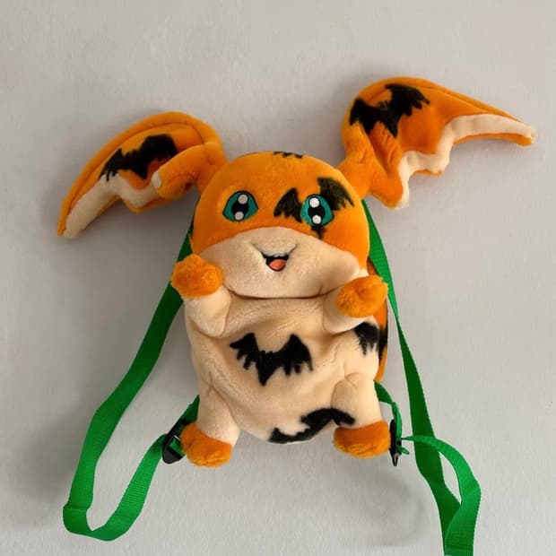 Cut3cutr3 디지몬 파닥몬 인형 누이 백팩 백 가방 소품 에어브러시