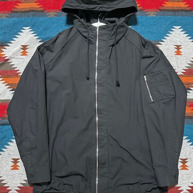 준지 셔츠 디테일 후드 자켓 [샘플]