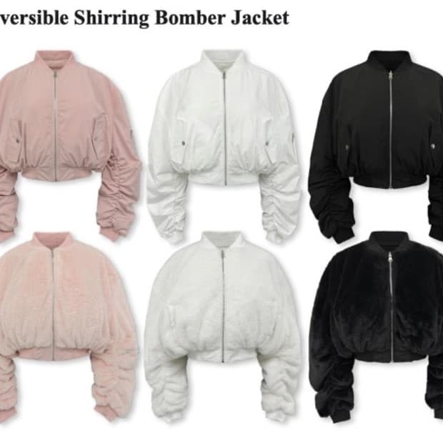 페일제이드 리버시블 퍼 봄버 화이트