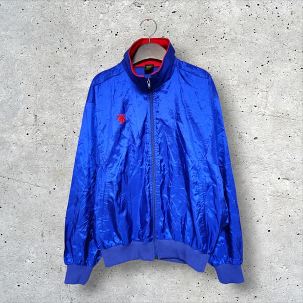 90's 데상트 일본판 아노락 블루종 바람막이 (100/L)