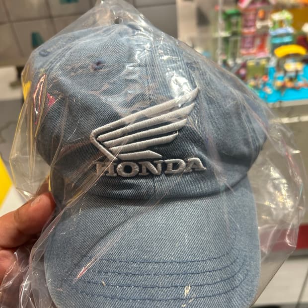 혼다 데님 캡모자 새상품