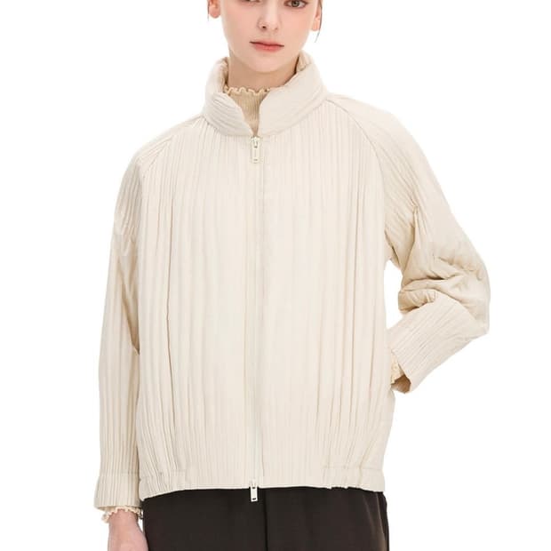 요이츠 24fw 플리츠 레이어드 자켓