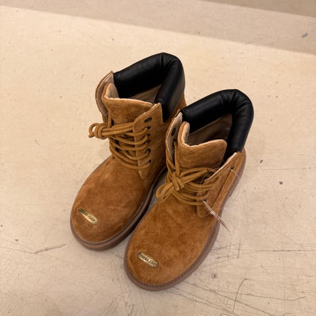 스웨이드 워커 부츠 브라운 U888