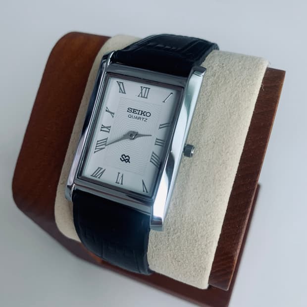 세이코 Seiko 쿼츠 탱크 프랑세즈
