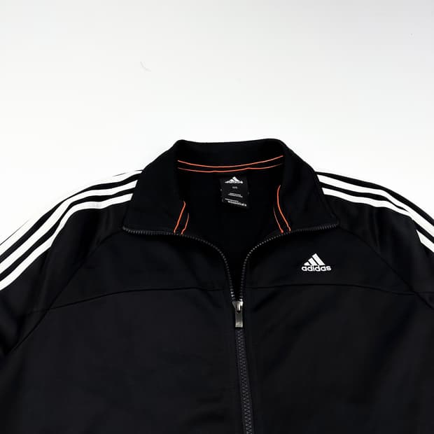 아디다스 오리지널 삼선 블랙 트랙탑 져지 (XL)