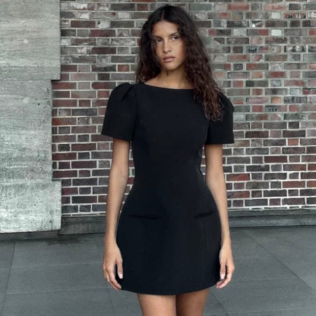 (허리소멸핏)자라 플리츠 포켓 미니 원피스