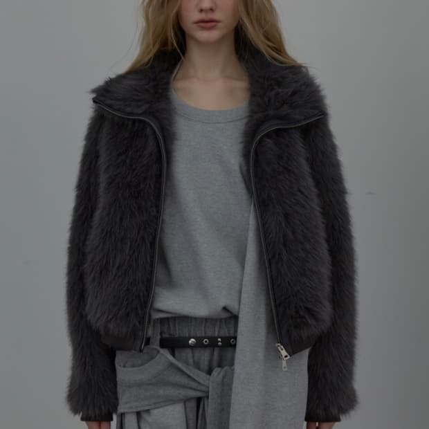 Lcdc tm 엘씨디씨 퍼자켓 그레이