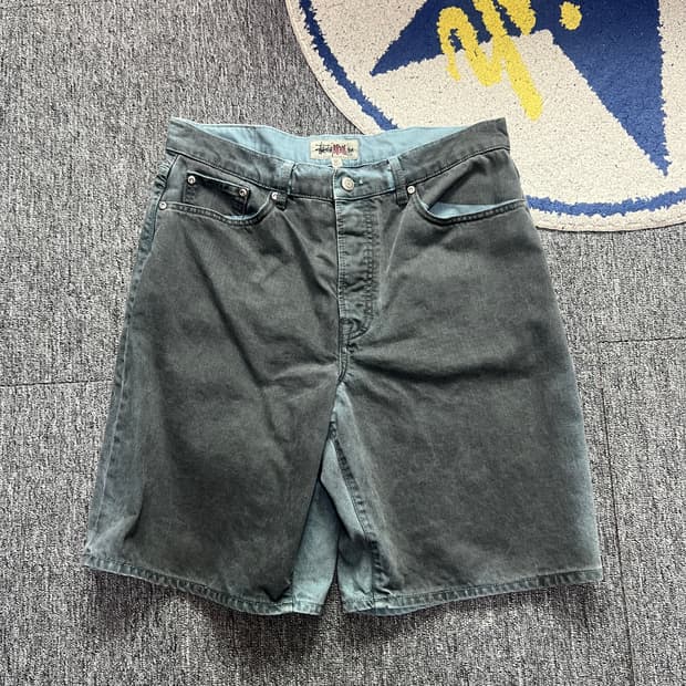 스투시 빅올쇼츠 데님 32
