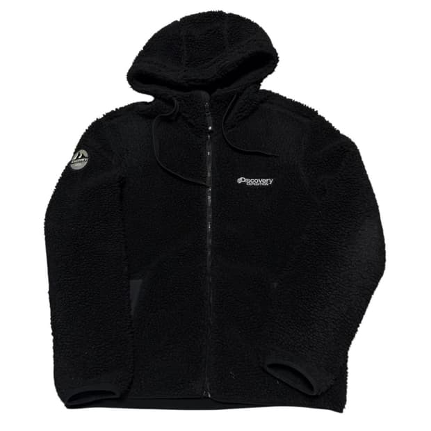 디스커버리 뽀글이 플리스 후드집업