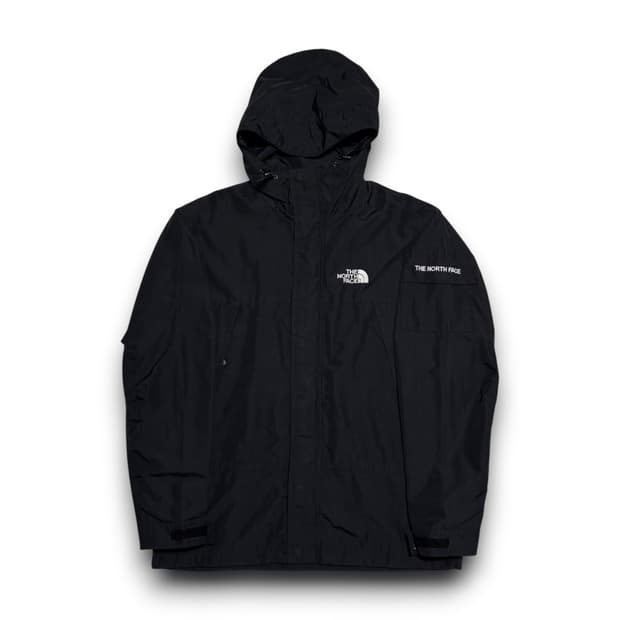 The North Face 포켓 블랙 후드 바람막이