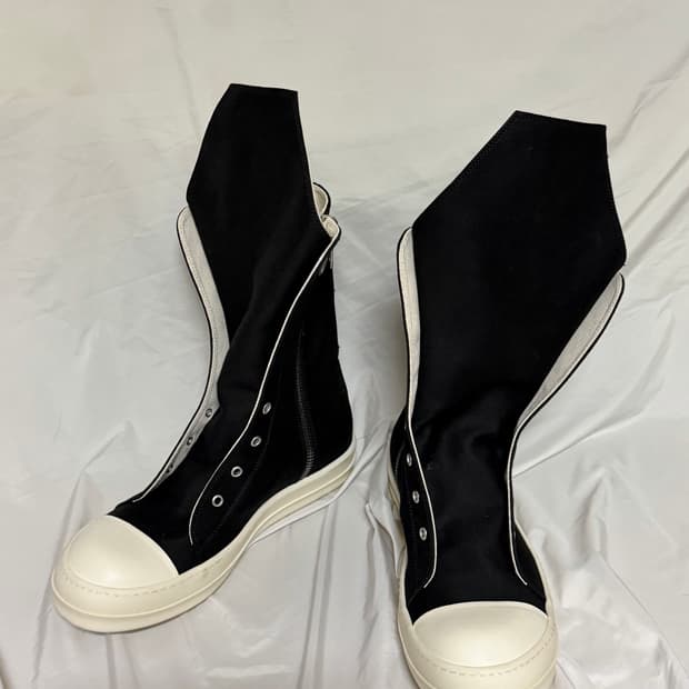 릭오웬스 다크쉐도우 오버사이즈 텅 스니커즈