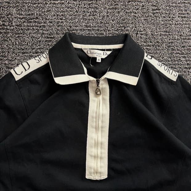 90s 크리스찬 디올 롱슬리브 반집업 맨투맨 2933