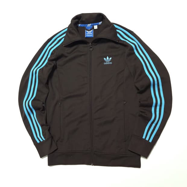 아디다스 희귀 유로파 트랙탑 져지 자켓 민트초코브라운