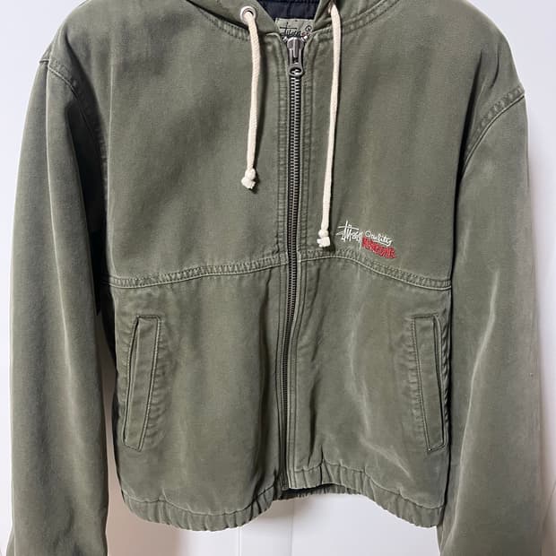 스투시 인슐레이티드 자켓 올리브