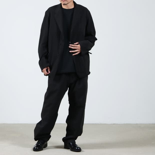 코모리 가먼트다잉 자켓(블랙)