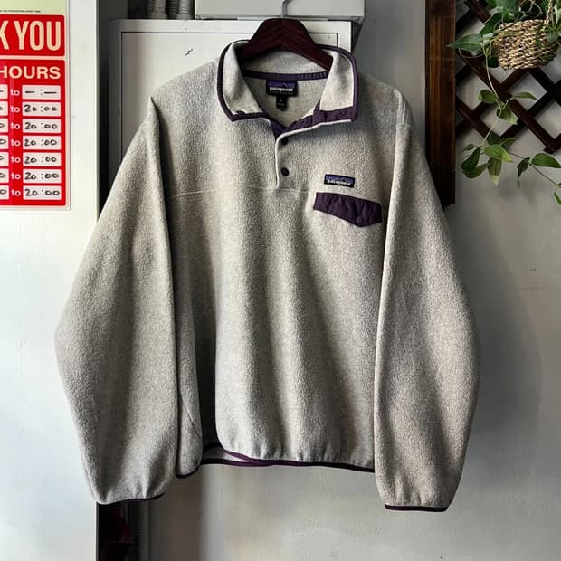 [XL]파타고니아 신칠라 아이보리 아노락 플리스