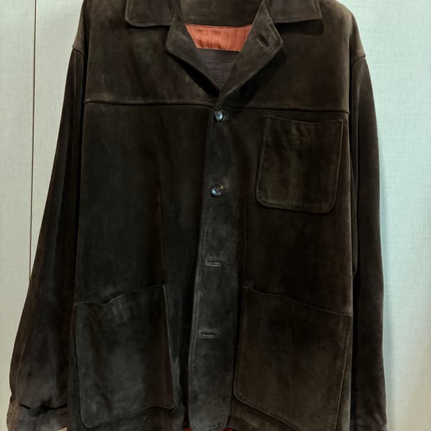 코치 스웨이드 자켓