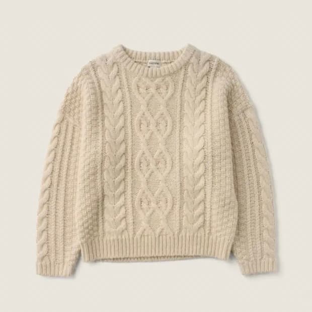 (시엔느) old father sweater cream S사이즈
