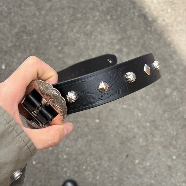 34) 아파치커스텀웍스 스터드 벨트