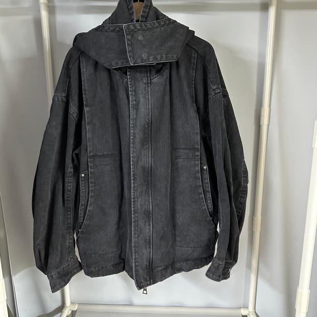 송지오옴므 디테쳐블 데님 자켓