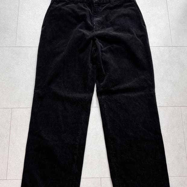 ARKET 코듀로이 팬츠 블랙 52