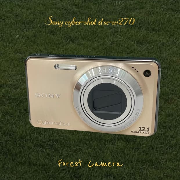 소니 사이버샷 dsc-w270 디지털카메라 빈티지디카