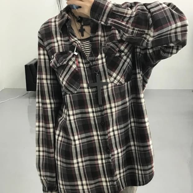 리바이스 레드탭 체크셔츠