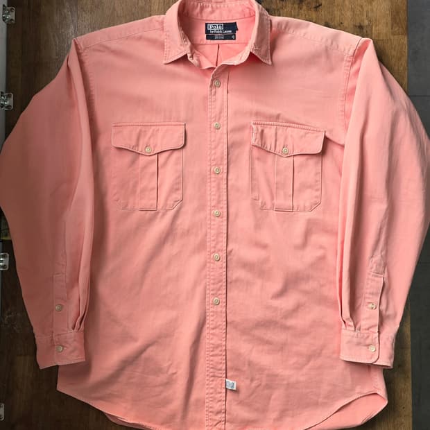 랄프로렌 Made in USA 파스텔 핑크 XXL