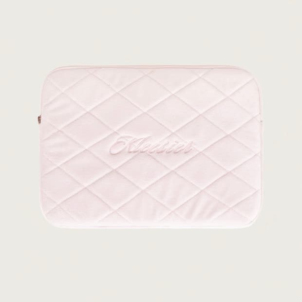 클리시어 슈가 크러시 퀼티드 노트북 랩탑 파우치