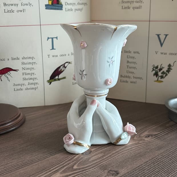 빈티지 핸드 화병 꽃병 